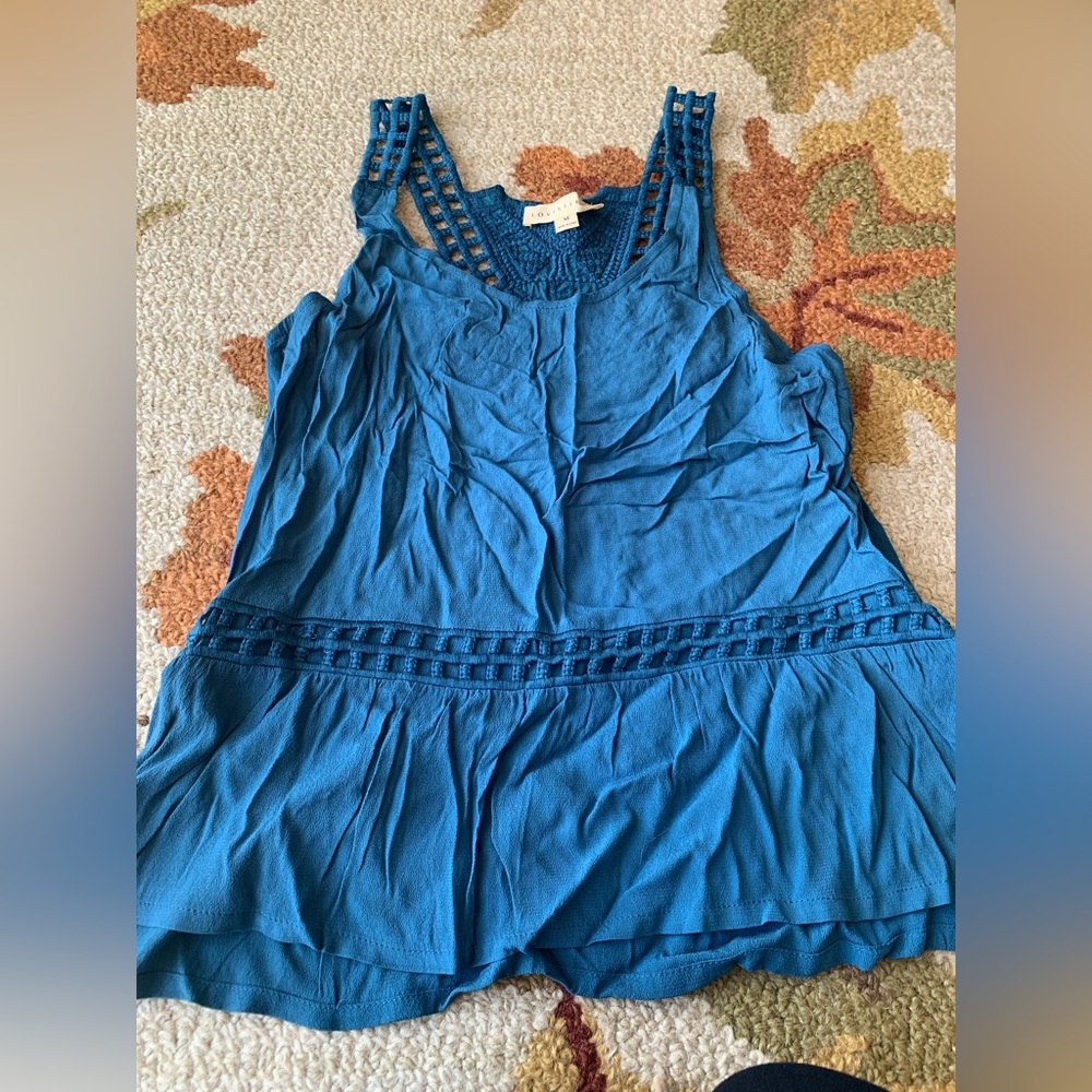 Lovestitch Blue Tank Top